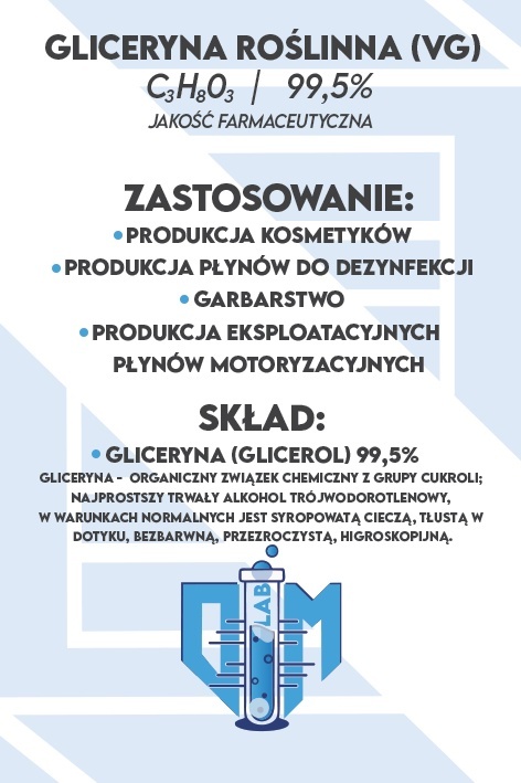 0,1L Gliceryna Farmaceutyczna 99,5% 100ml