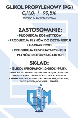 0,5L Glikol Propylenowy Farmaceutyczny 99,5% 500ml