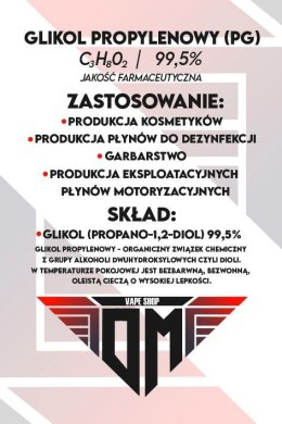 1L Glikol Propylenowy Farmaceutyczny 99,5% 1000ml